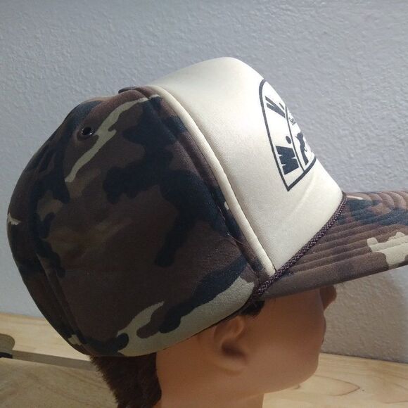 DS Vintage WVACA Gun Collector's Show 1994 Camouflage Rope Trucker Hat - Picture 5 of 7